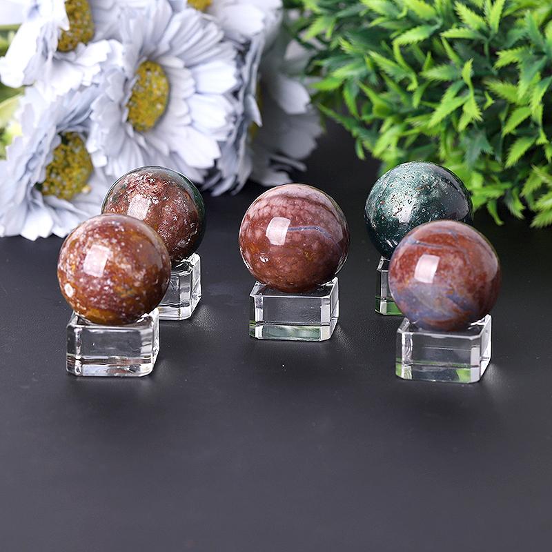 2.0"-4.0" Ocean Jasper Sphere Crystal wholesale suppliers