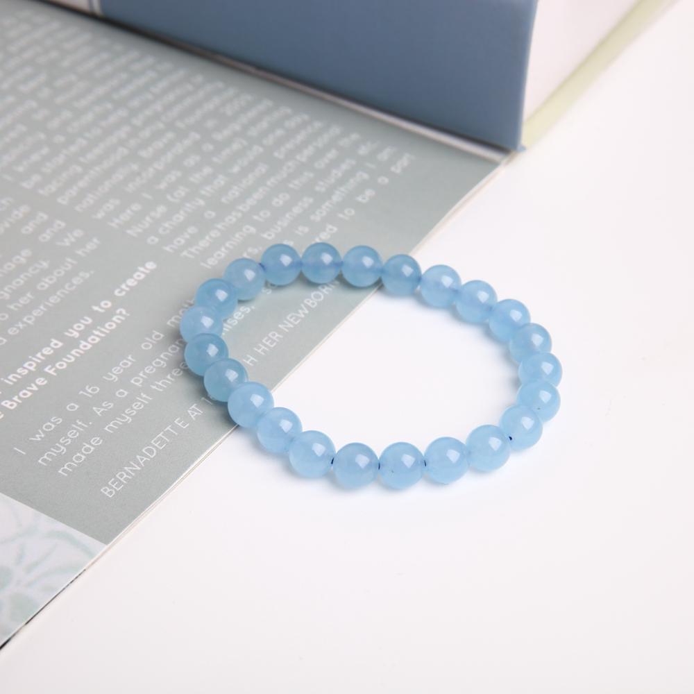 8mm Blue Chalcedony Crystal Bracelet Crystal wholesale suppliers