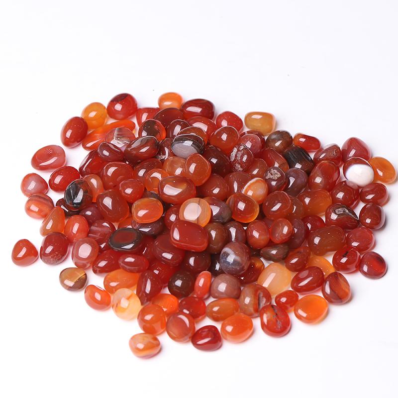 0.1kg Hot Sale Natural Carnelian Round Tumbles Crystal wholesale suppliers