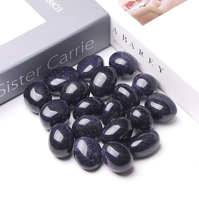 0.1kg Blue Sandstone Tumbles Crystal Tumbles for Healing Crystal wholesale suppliers