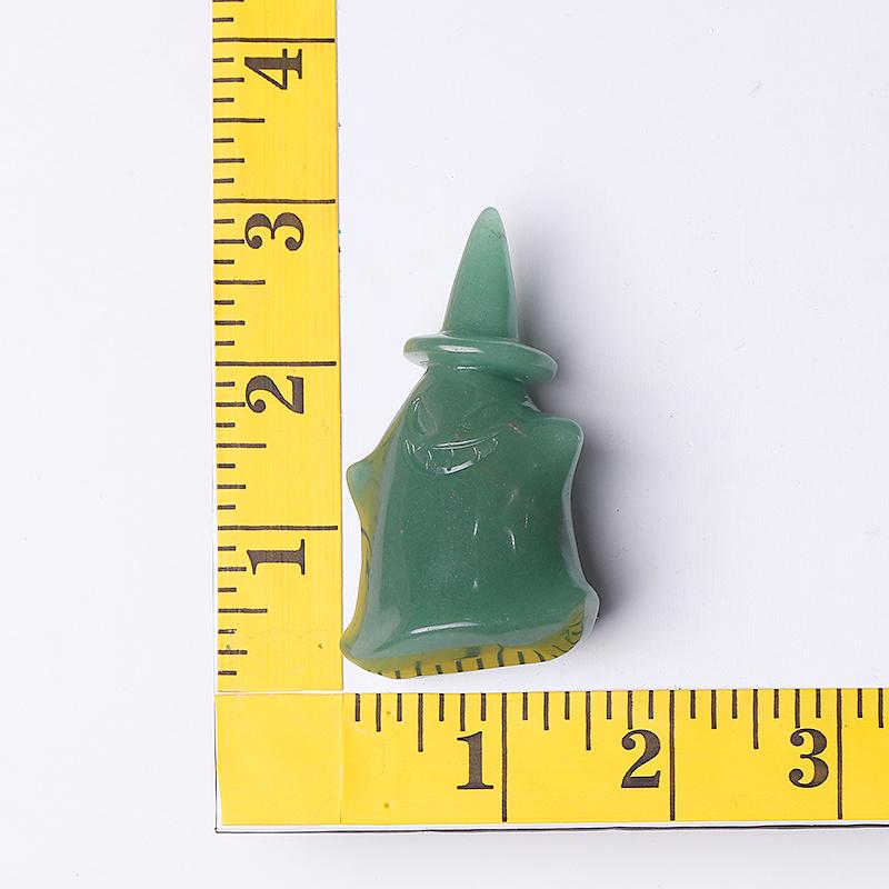 2.7" Green Aventurine Devil Ghost Crystal Carvings for Halloween Crystal wholesale suppliers