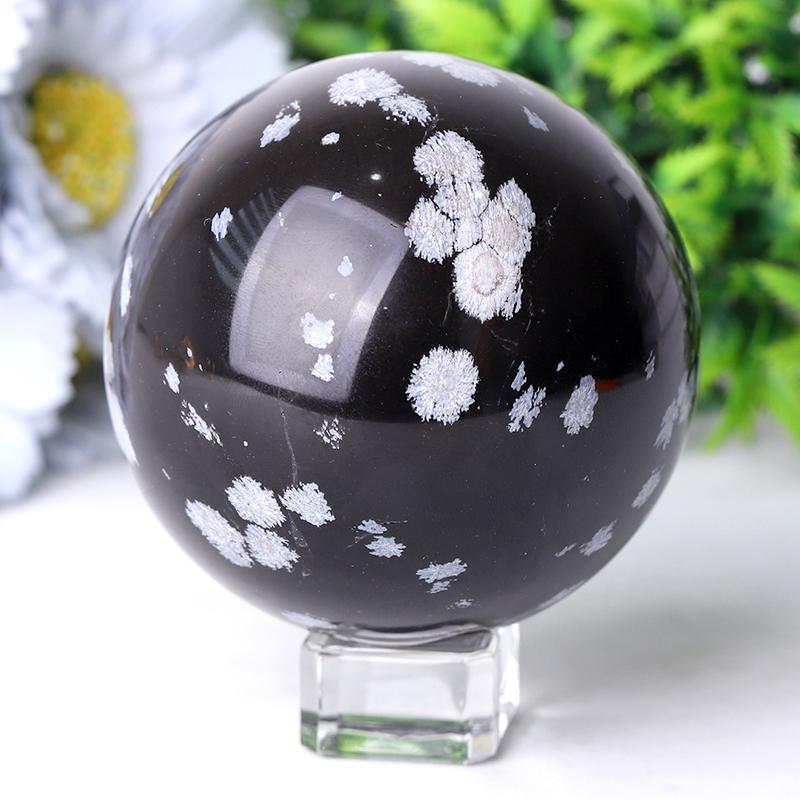 2.0"-4.0" Snowflake Stone Crystal Spheres Crystal wholesale suppliers