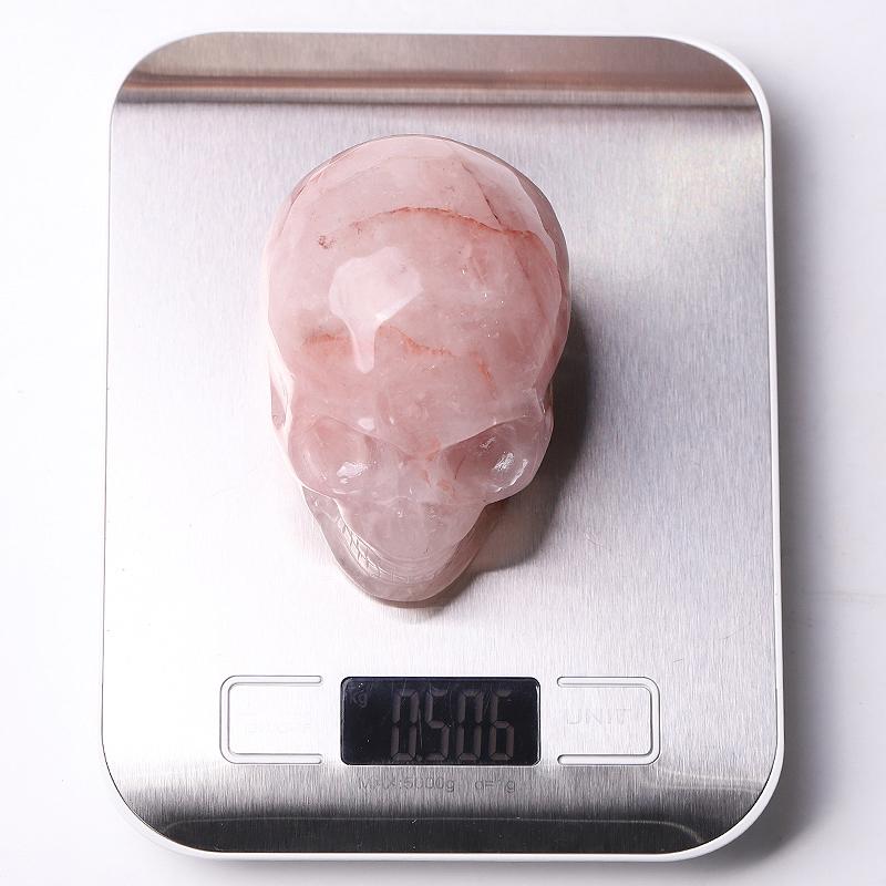 3.5" Fire Quartz Skull Crystal Carvings Crystal wholesale suppliers