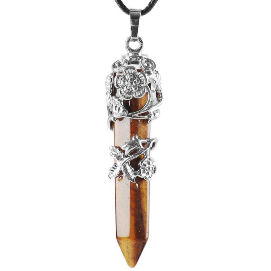 Tiger Eye Point Pendant Crystal wholesale suppliers