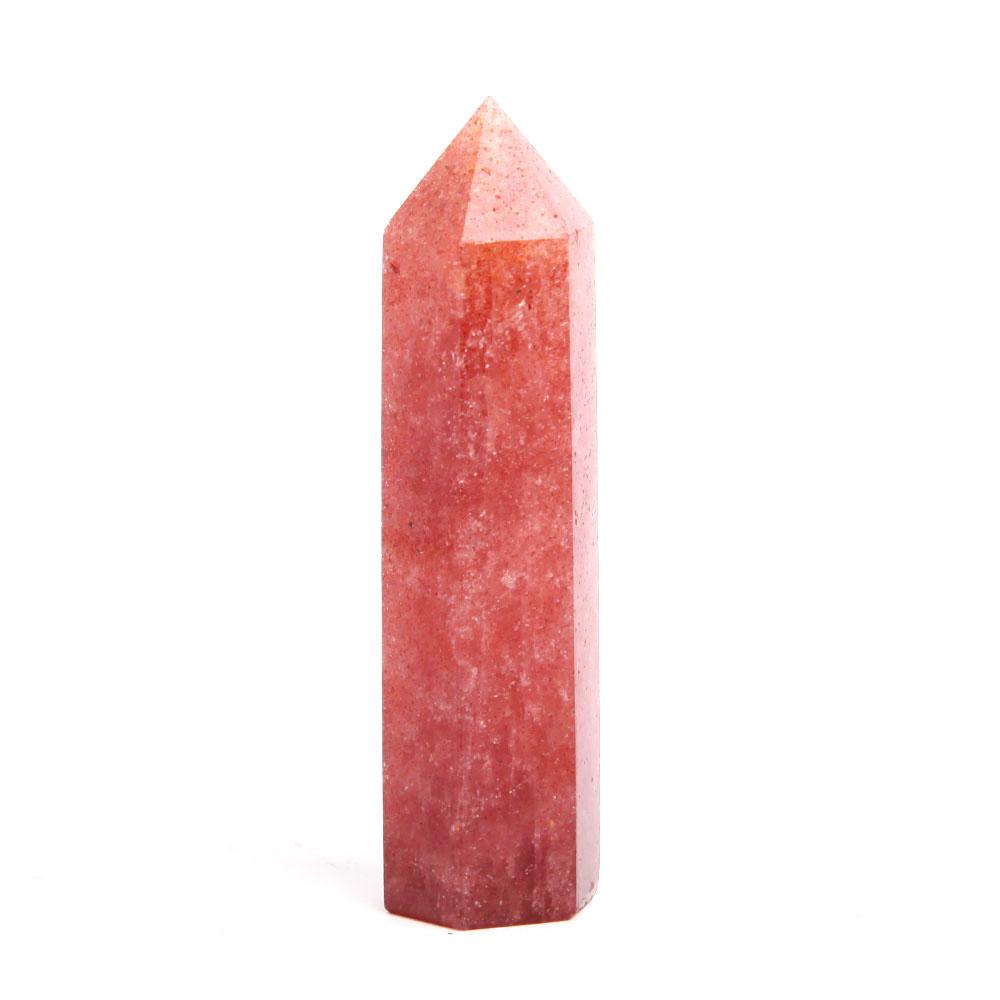 Set of 3 Strawberry Quartz Crystal Point Crystal wholesale suppliers