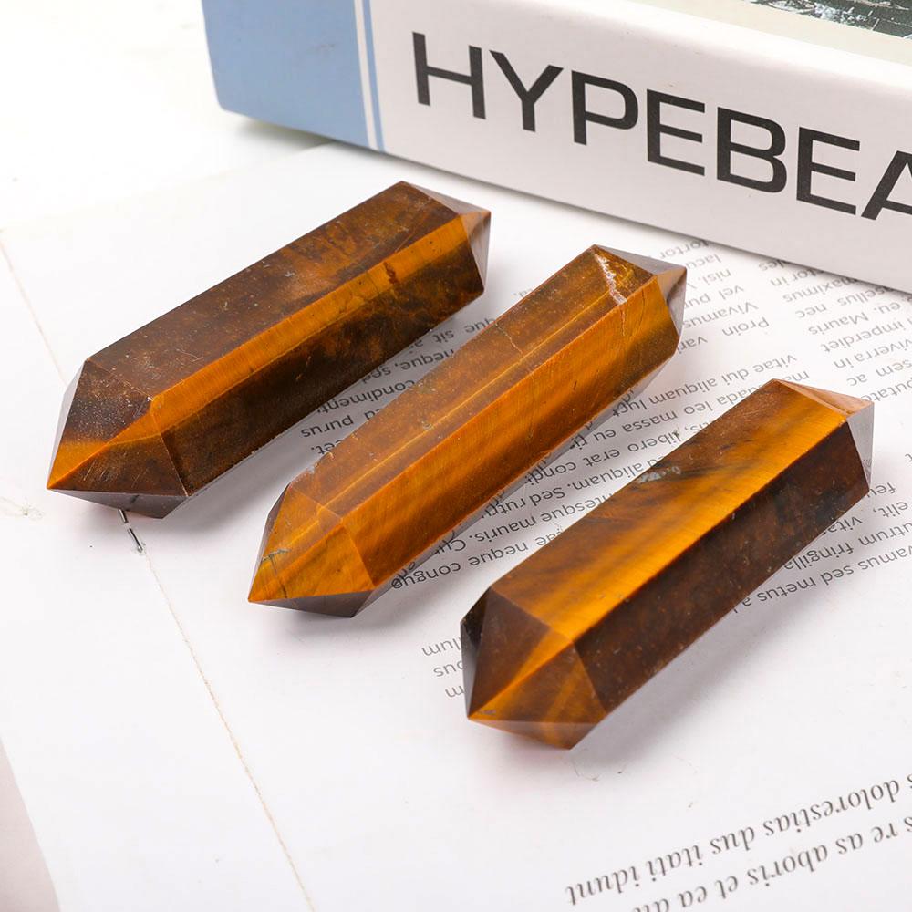 Tiger Eye Double Terminated Points Crystal wholesale suppliers