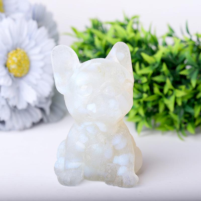 4" Resin French Bulldog Crystal Carvings Crystal wholesale suppliers