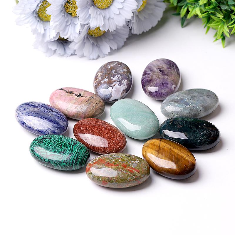 1.5*2.3" Crystal Tumbles Palm stones Crystal wholesale suppliers