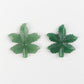 Green Aventurine Leaf Carvings
