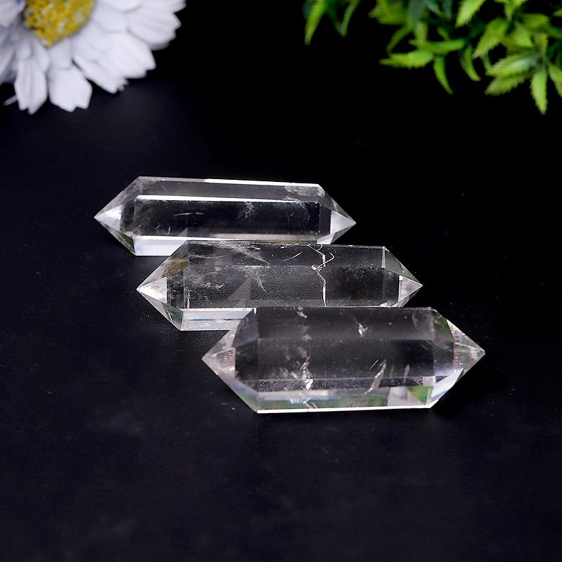 High Quality Natural Clear Quartz Double Terminated Points Crystal wholesale suppliers