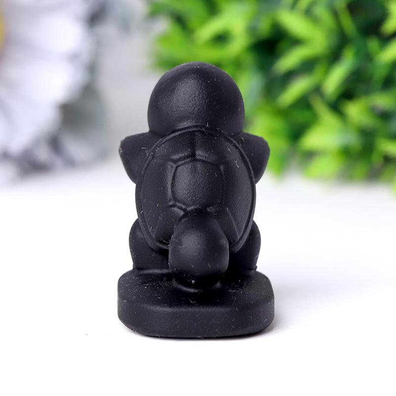 Black Obsidian Squirtle Crystal Carvings Crystal wholesale suppliers