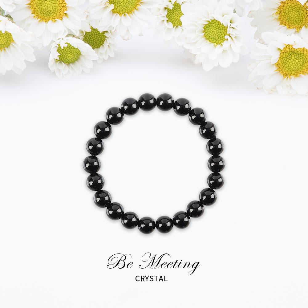 8mm Black Obsidian Bracelet Crystal wholesale suppliers