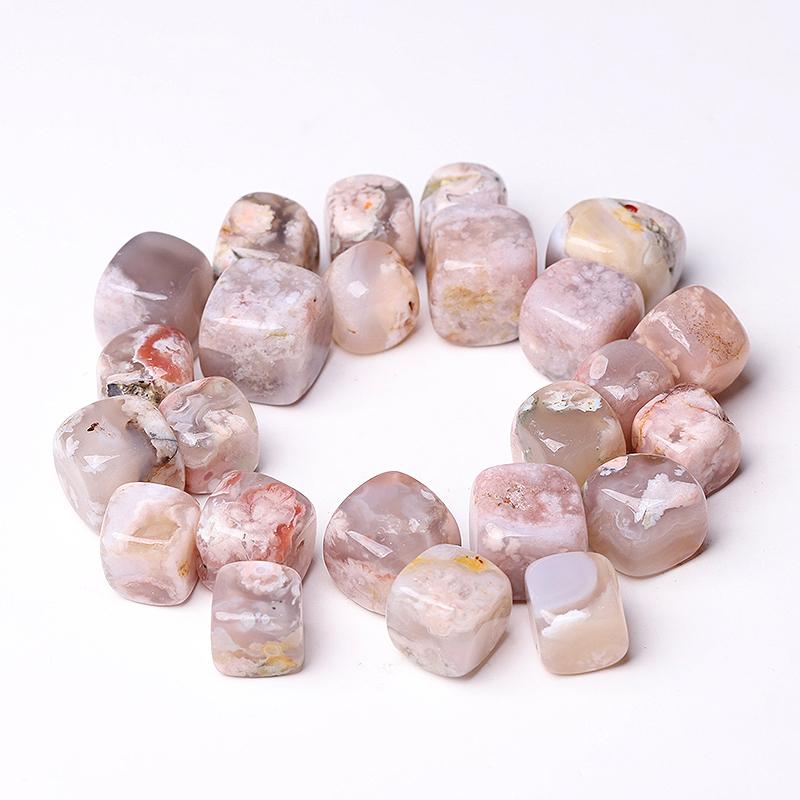 0.1kg 20mm-25mm Flower Agate Cubes Crystal wholesale suppliers