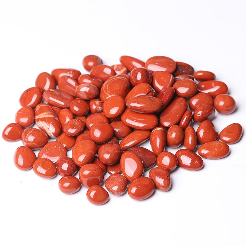 0.1kg 20-30mm Natural Red Jasper Tumbles Crystal wholesale suppliers