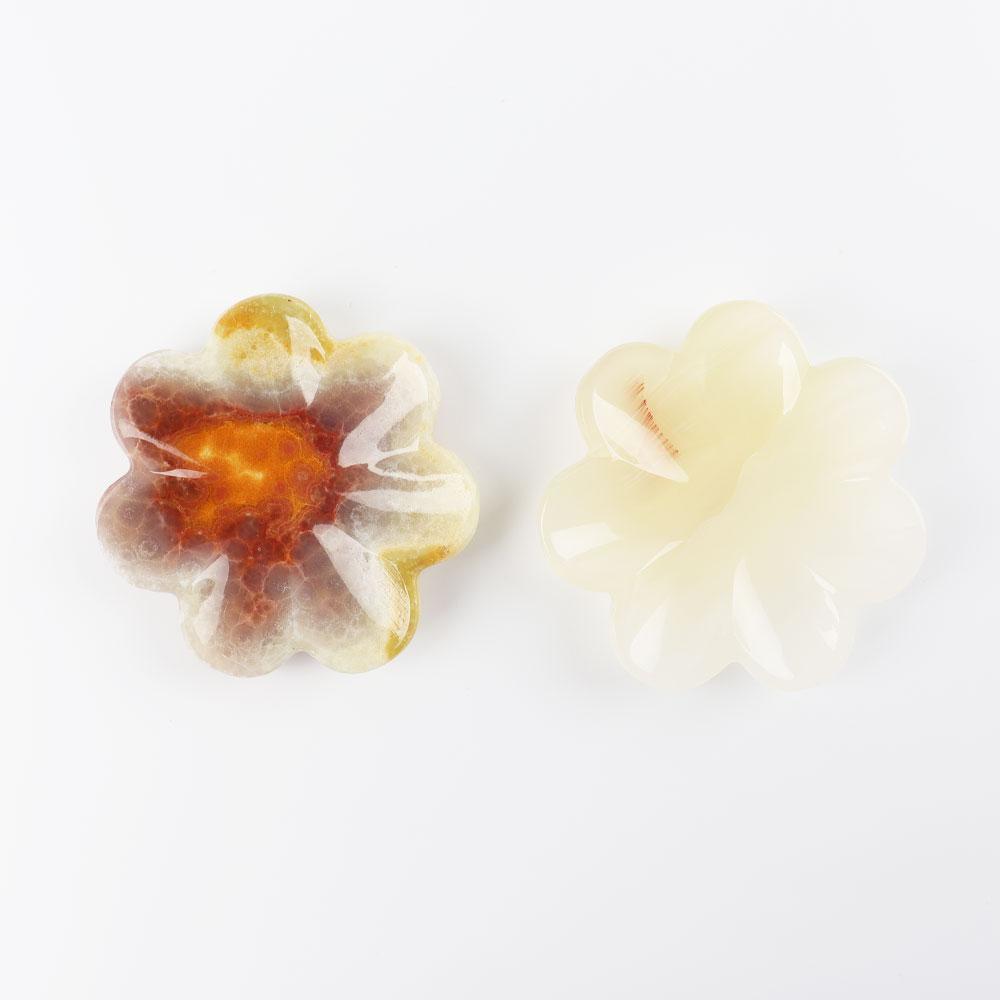 10cm Afghan Jade Flower Shape Bowl Crystal wholesale suppliers