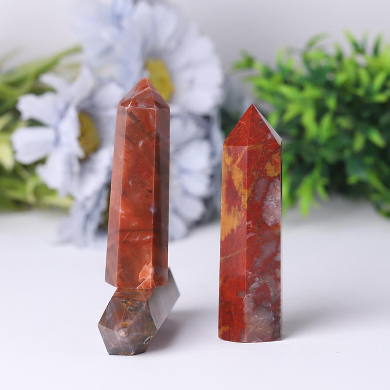 Wholesale Natural Agate Point Healing Tower Crystal wholesale suppliers