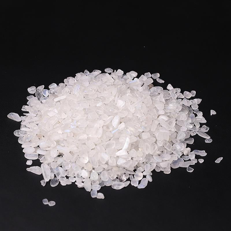 0.1kg High Quality White Moonstone Chips Crystal Chips for Decoration Crystal wholesale suppliers