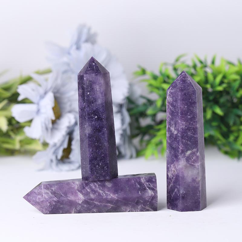 Wholesale High Quality Purple Lepidoite Crystal Point For Decoration Crystal wholesale suppliers