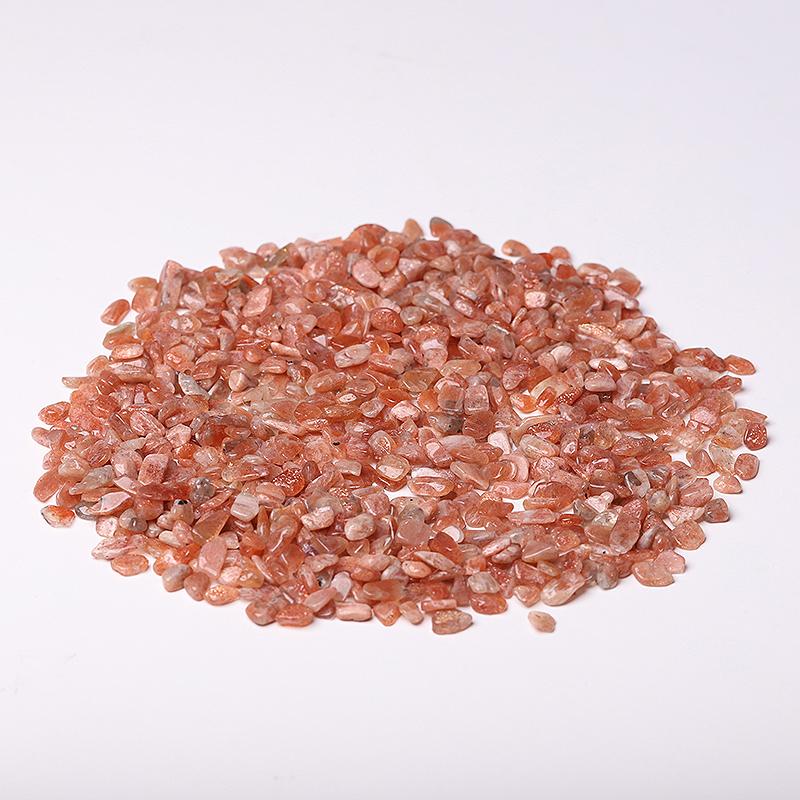 0.1kg Different Size Natural Golden Strawberry Quartz Chips Crystal Chips for Decoration Crystal wholesale suppliers