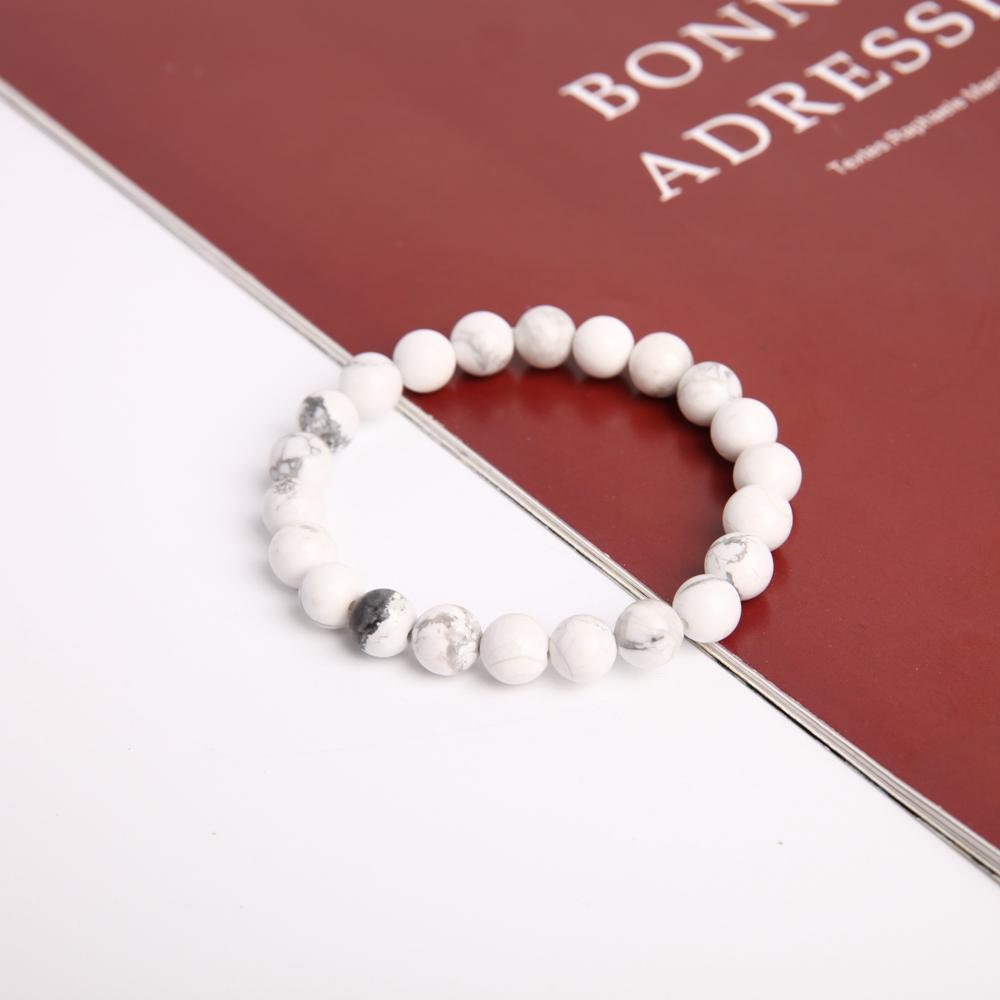 8mm Howlite Crystal Bracelet Crystal wholesale suppliers