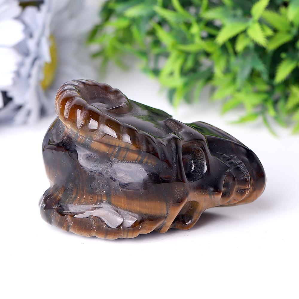 Tiger Eye Crystal Skull Carvings Crystal wholesale suppliers