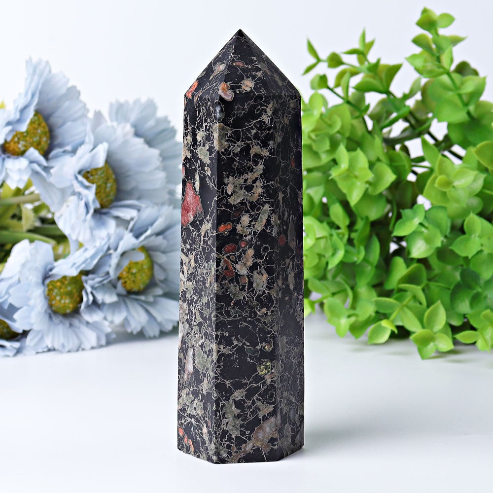 6" Plum Blossom Jade Crystal Tower Crystal wholesale suppliers