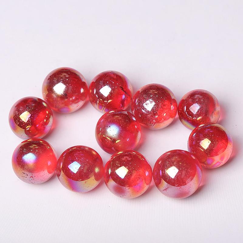 0.25kg Aura Red Crystal Spheres Crystal wholesale suppliers