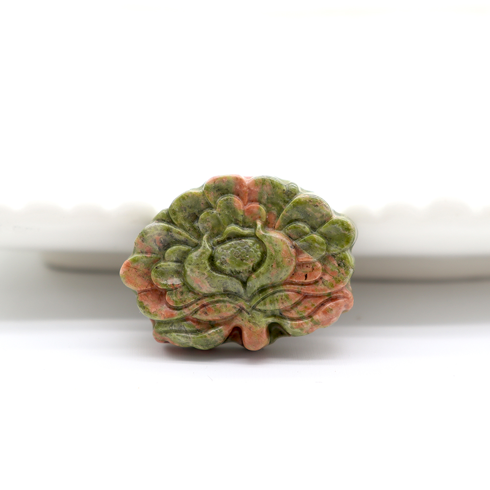Hand Carved Unakite Crystal Flowers Crystal wholesale suppliers