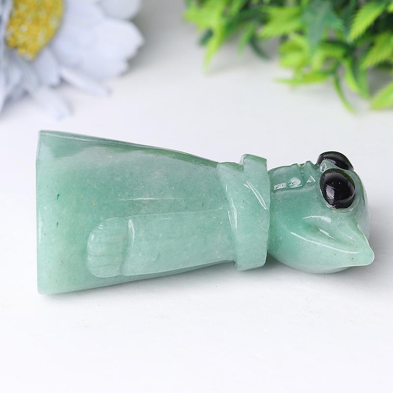 3" Green Aventurine Baby Yoda Master Crystal Carvings Crystal wholesale suppliers