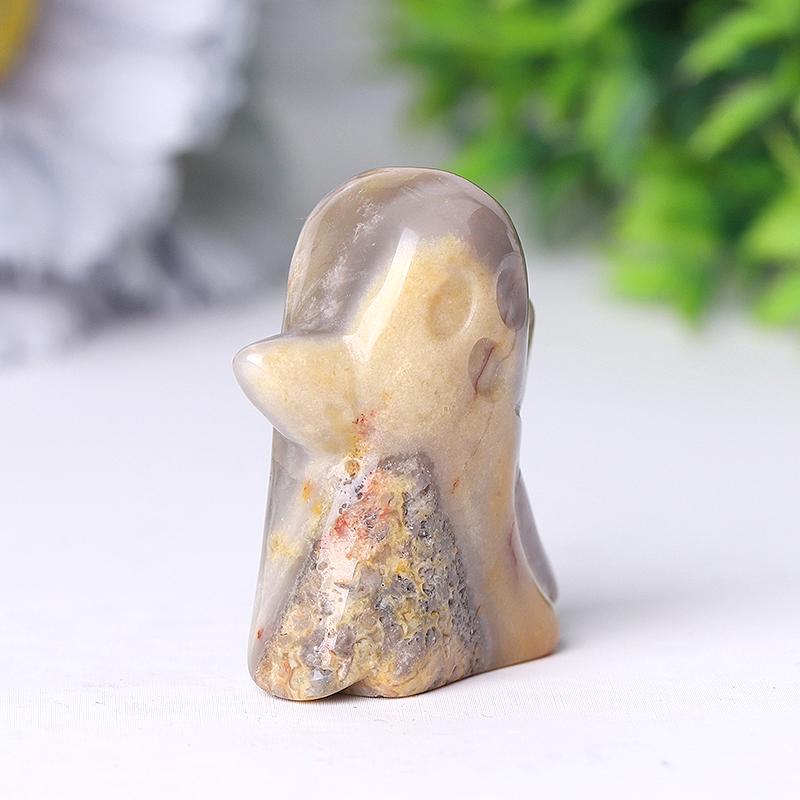 2" Crazy Agate Ghost Crystal Carving for Halloween Crystal wholesale suppliers