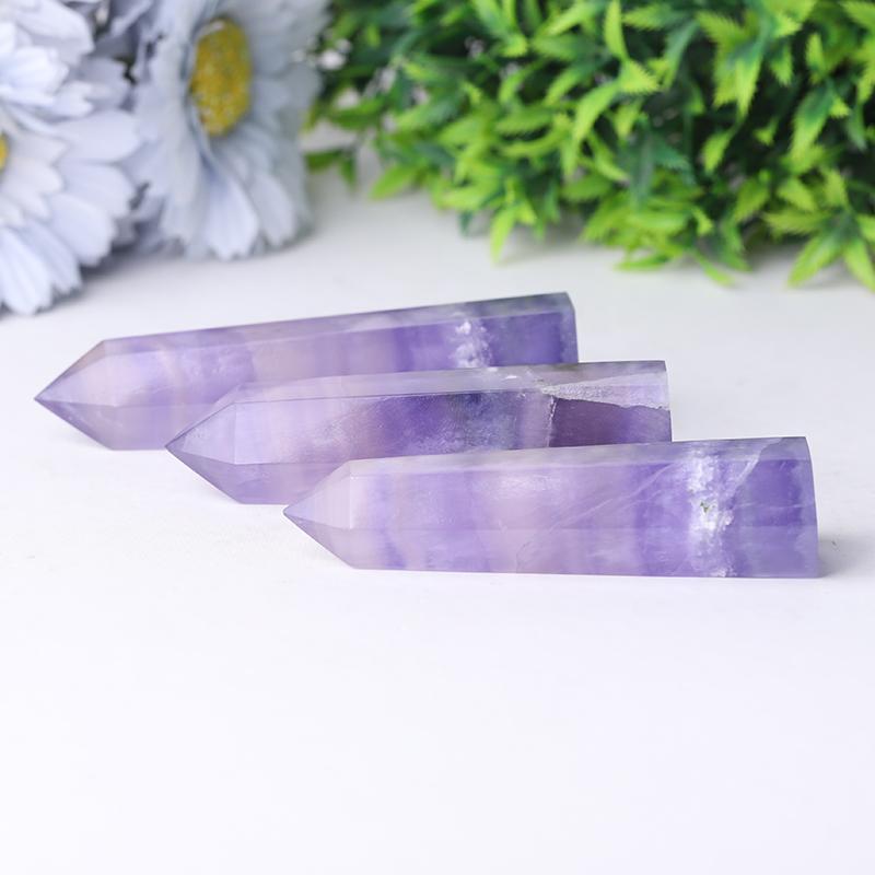 2.4"-4.5" Flourite Crystal tower Crystal wholesale suppliers