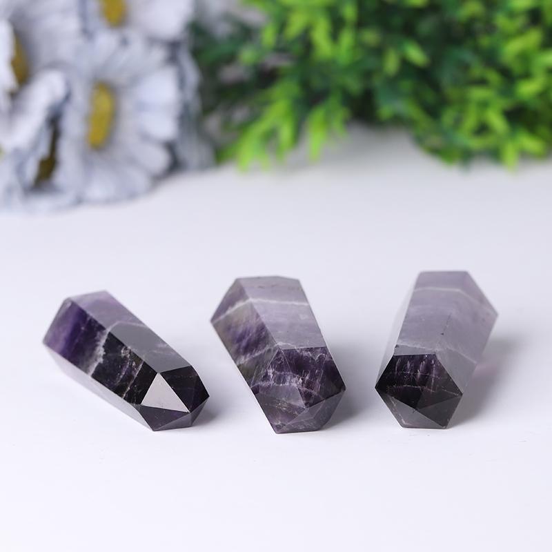 Wholesale Natural Dream Amethyst  Chevron-Amethyst Points Crystal wholesale suppliers