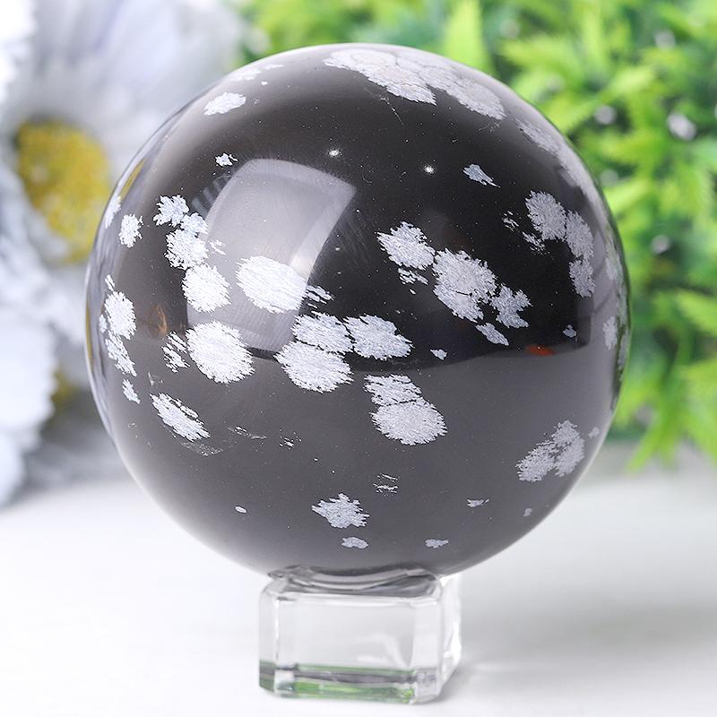 2.0"-4.0" Snowflake Stone Crystal Spheres Crystal wholesale suppliers