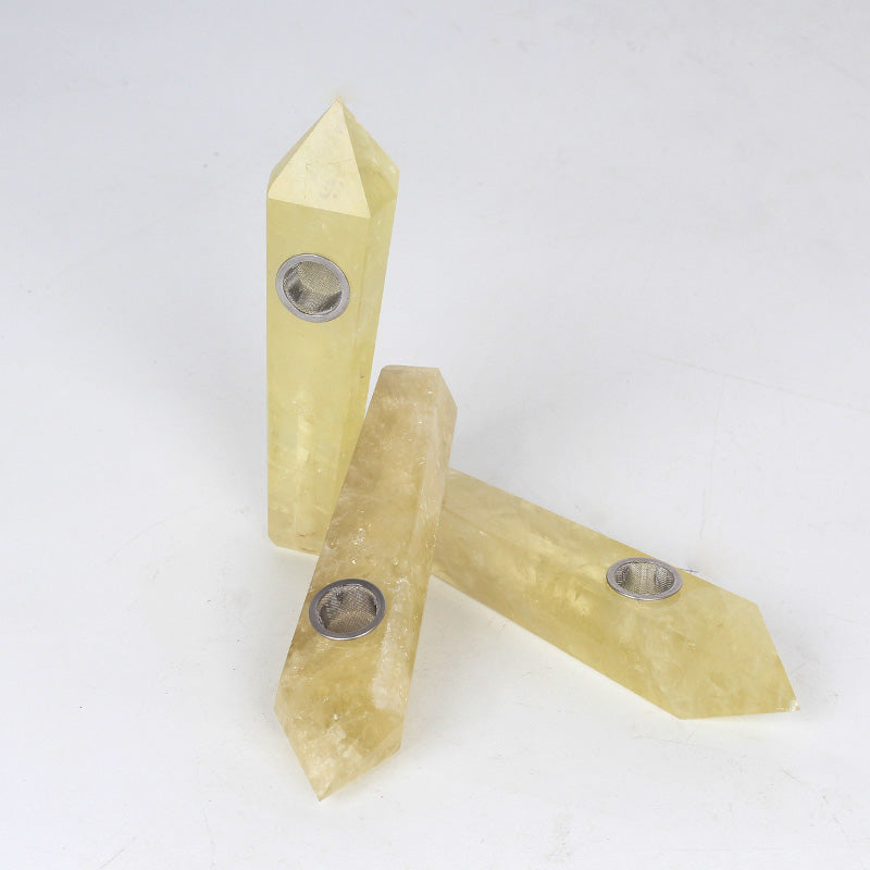 Citrine Smoking Pipe wholesale support mixed customization