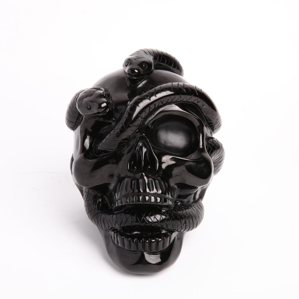 Black Obsidian Crystal Carvings Skull Crystal wholesale suppliers