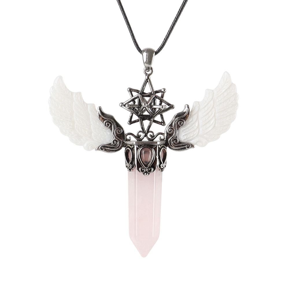 Crystal Point Vintage Wing Pendant Crystal wholesale suppliers