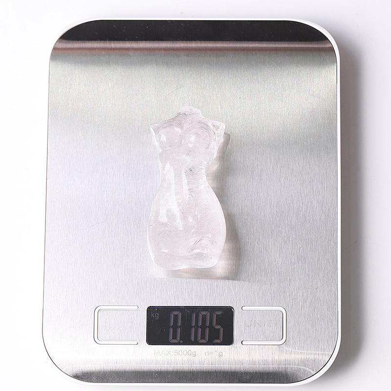 3" Clear Quartz Woman Man Model Body Crystal Carvings Crystal wholesale suppliers