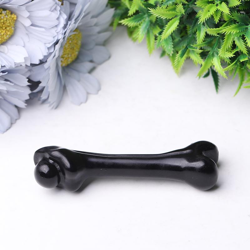 4" Black Obsidian Bone Crystal Carvings Crystal wholesale suppliers