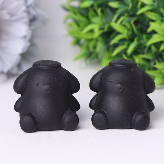 Black Obsidian Pompom Purin Crystal Carvings Crystal wholesale suppliers