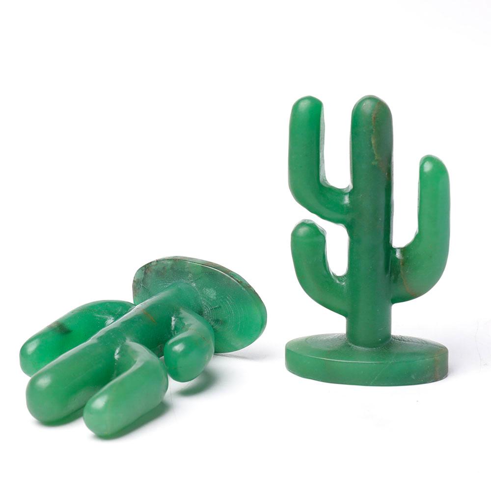 Natural Aventurine Cactus Carving Crystal wholesale suppliers