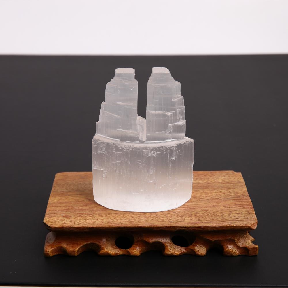 Selenite Double Twin Tower Crystal wholesale suppliers