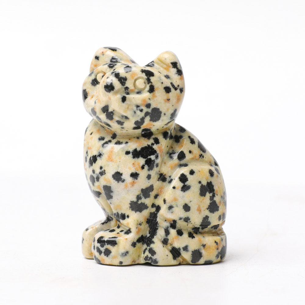 1.5" Dalmatian Cat Figurine Crystal Carvings Crystal wholesale suppliers