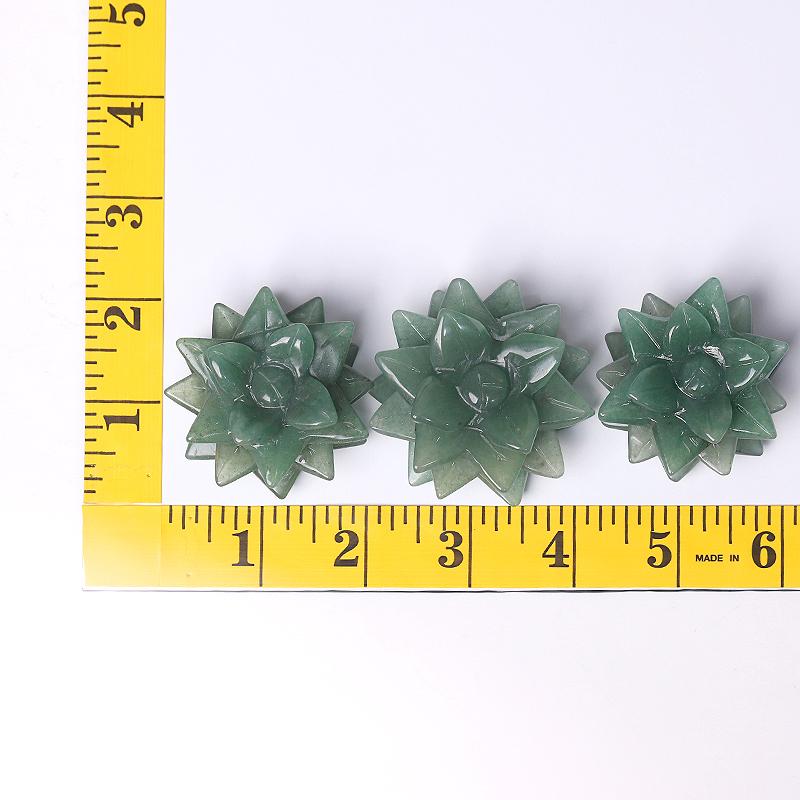 2" Green Aventurine Flower Crystal Carving Crystal wholesale suppliers