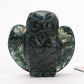2" Moss Agate Owl Carvings