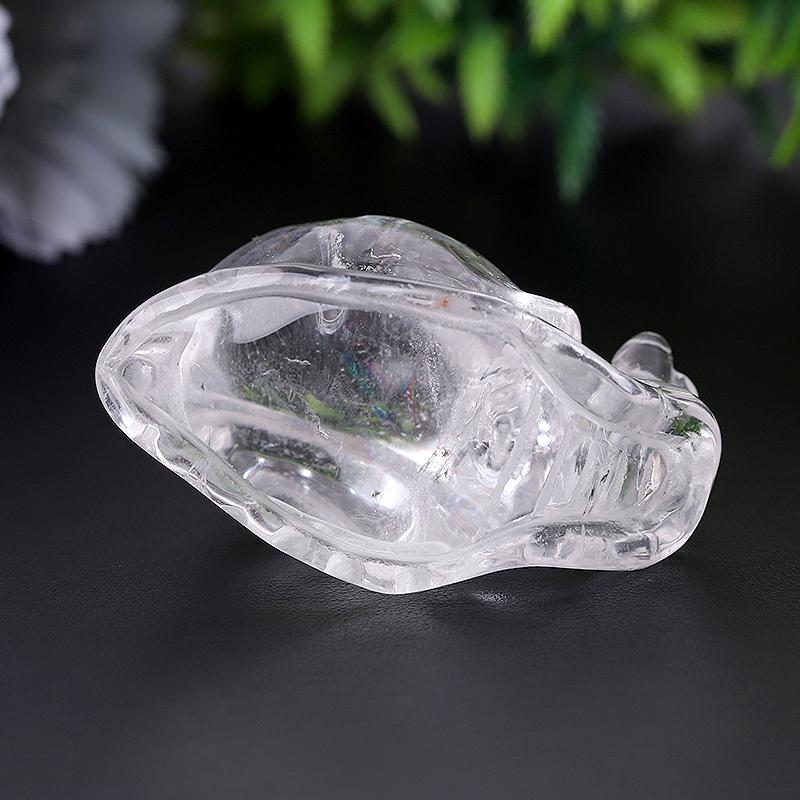 3" Clear Quartz Snail Crystal Carvings Crystal wholesale suppliers