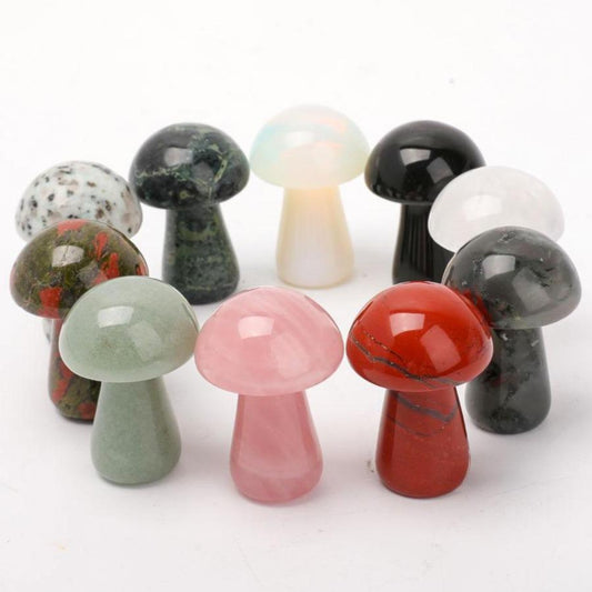 2" Crystal Mushroom Carvings Crystal wholesale suppliers