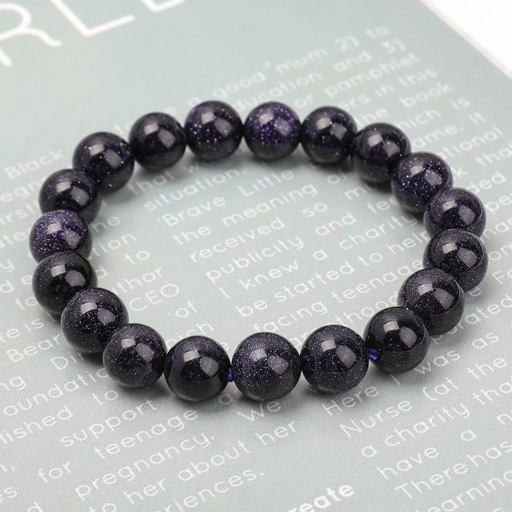 12mm Blue Sandstone Bracelet Crystal wholesale suppliers