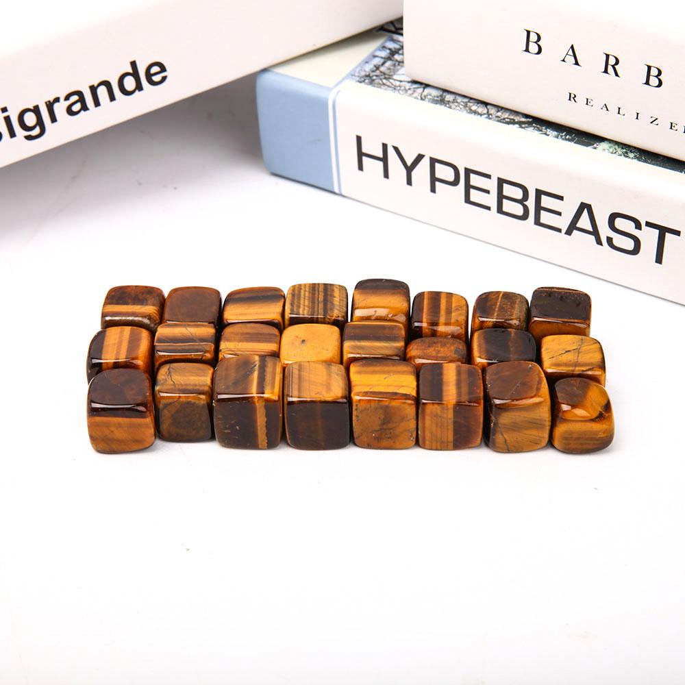 0.1kg Tiger Eye Cubes Bag Crystal wholesale suppliers