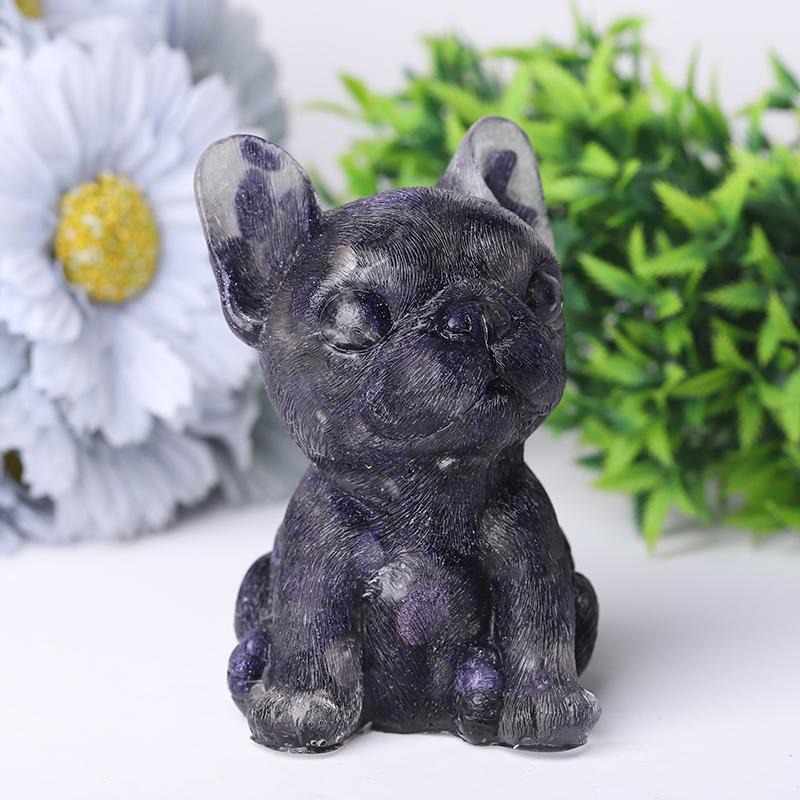 4" Resin French Bulldog Crystal Carvings Crystal wholesale suppliers