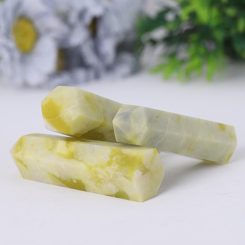 Wholesale Natural Serpentine Jade Points Healing Crystal Tower Crystal wholesale suppliers